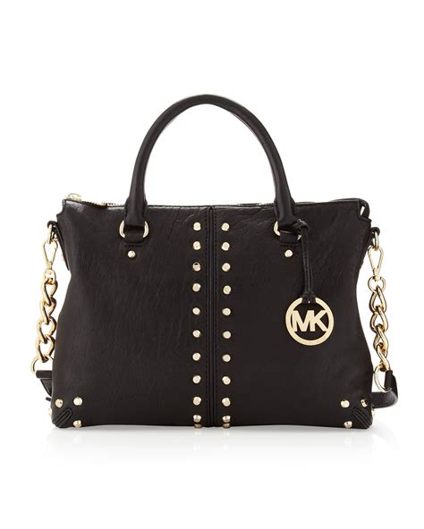 michael kors studded purses|Michael Kors shoulder bag black.